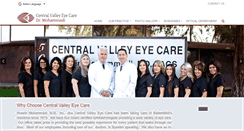 Desktop Screenshot of centralvalleyeyecare.com